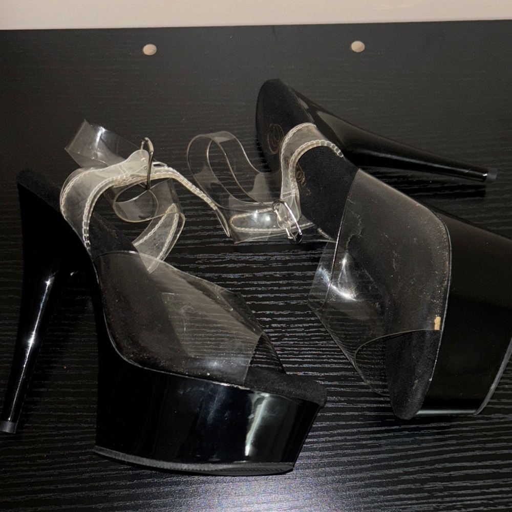 Black Pleaser Heels